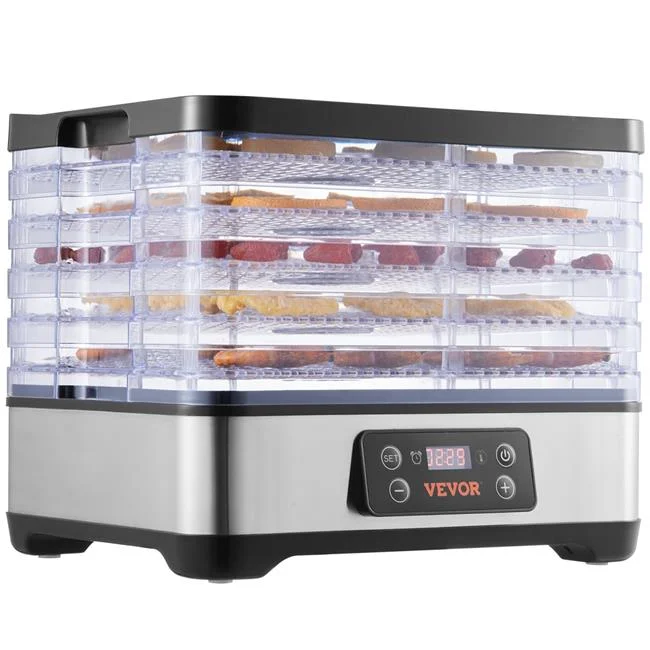 Vevor 5-Tray Fruit Dehydrator Food Dehydrator Machine