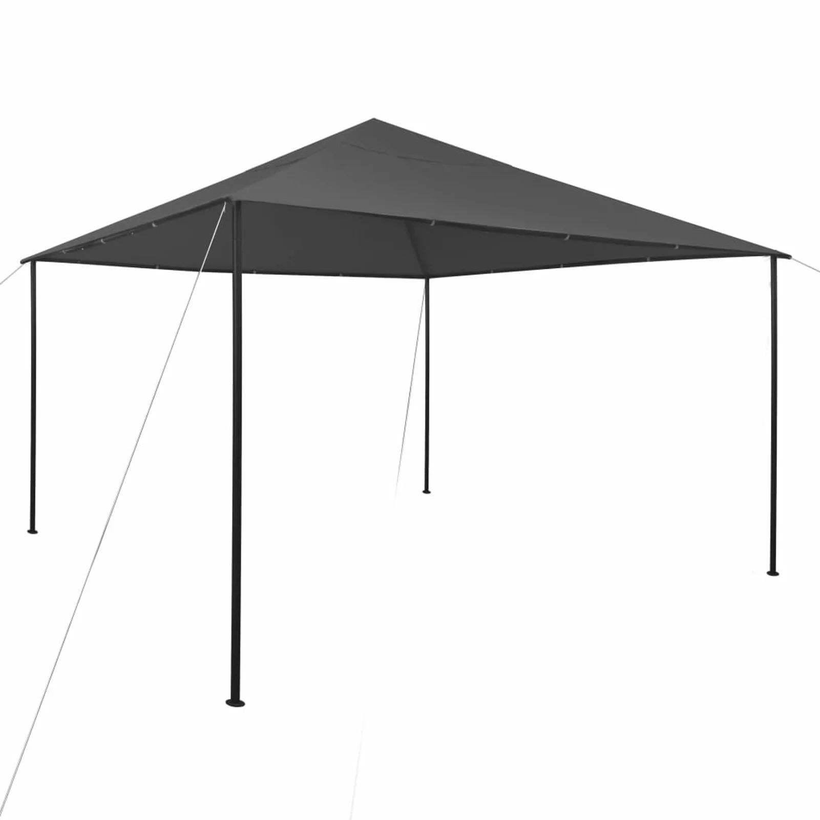 Anself Gazebo with Steel Frame Garden Canopy Tent Sun Shelter for Patio, BBQ, Wedding, Party, Camping Trip, Festival Cater Events 157.5 x 157.5 x 106.3 Inches (L x W x H)