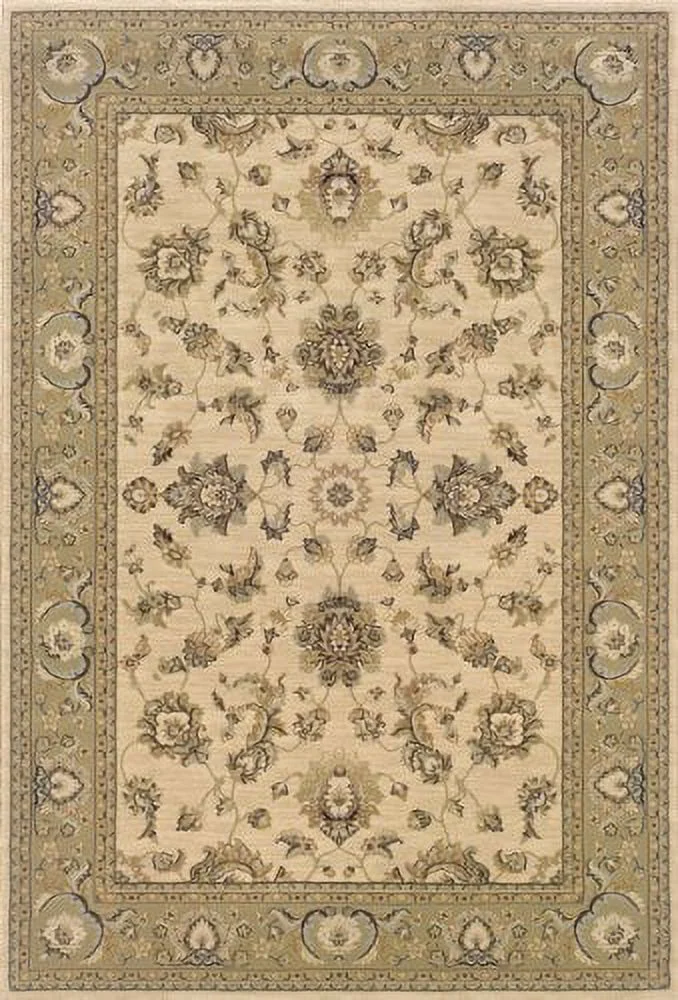 Sphinx Ariana Area Rug 2153C Traditional Ivory Bordered Vines 5' 3