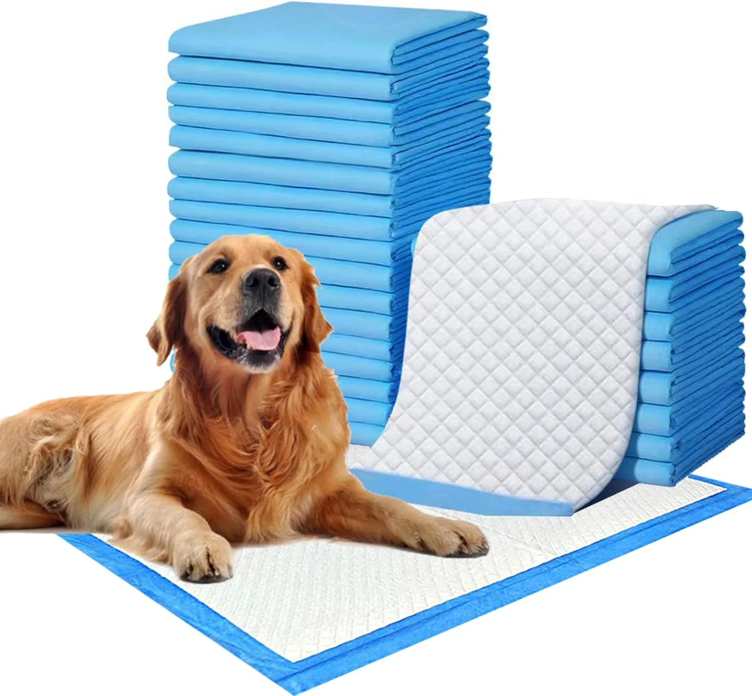 Dog and Puppy Training Pads, X-Large 30x36 inches 150 Count Dog Pee Potty 5-layer Training Pads