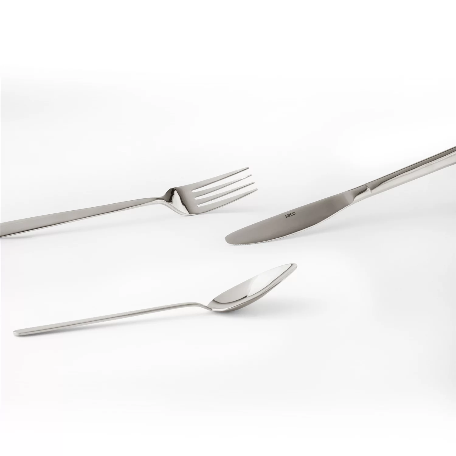 Safdie & Co - Stainless Steel Flatware/Cutlery Set, 20 Pieces, Dishwasher Safe