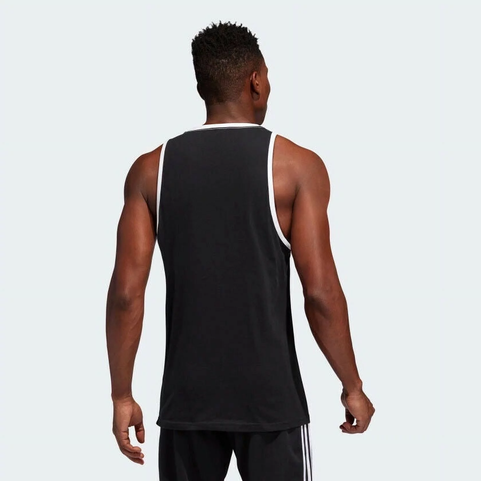 Adidas Men's BOS Badge of Sport Classic Tank Top DV2119 Black/White