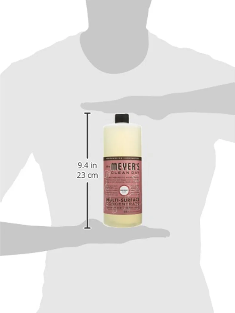 Mrs. Meyers Clean Day Multi-Surface Cleaner Concentrate, Rosemary Scent, 32 Ounce Bottle