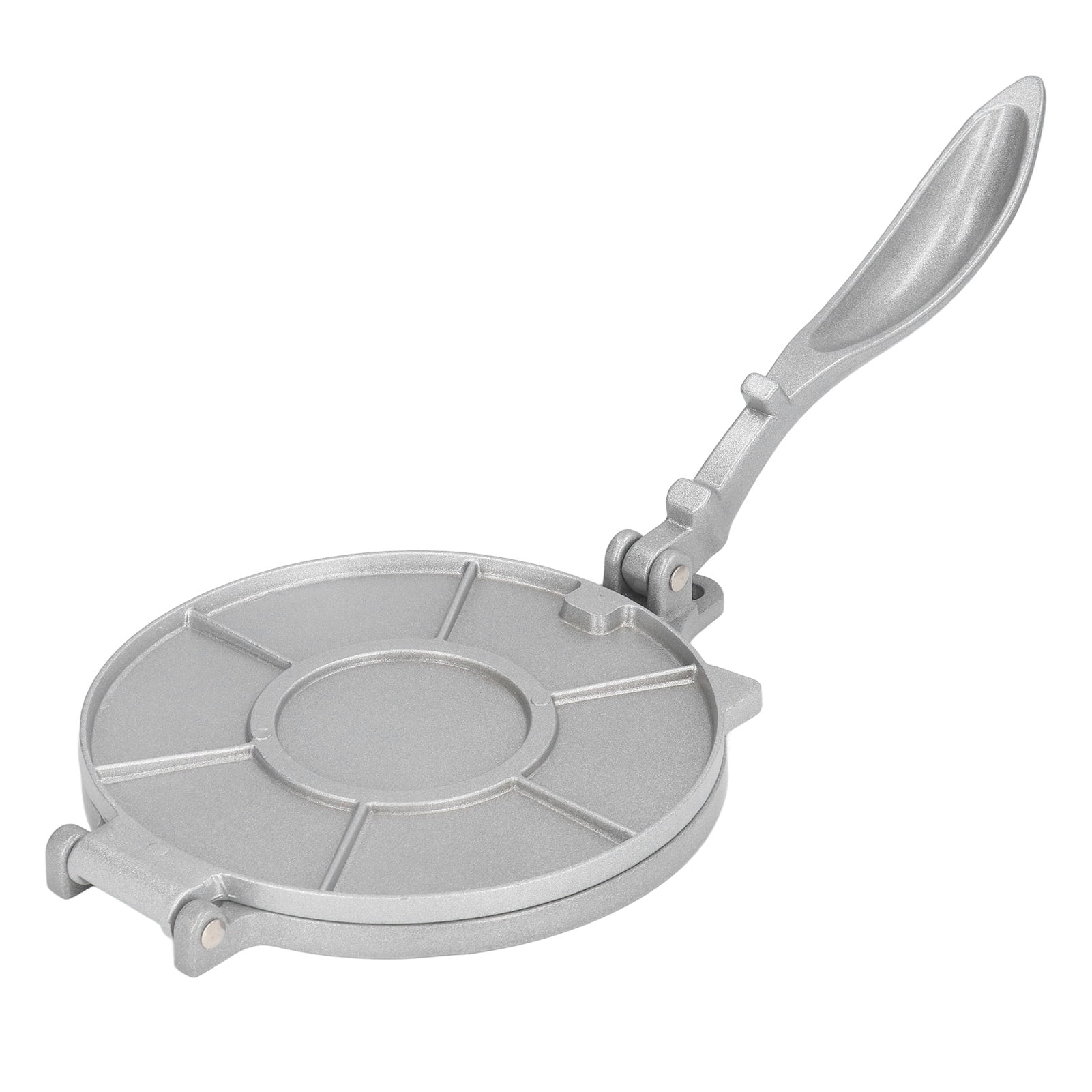 Tortilla Press Aluminum Tortilla Press 7.7in Rust Proof Aluminum Alloy Silver Heavy Duty Quesadilla Maker for Home Pasta Shops