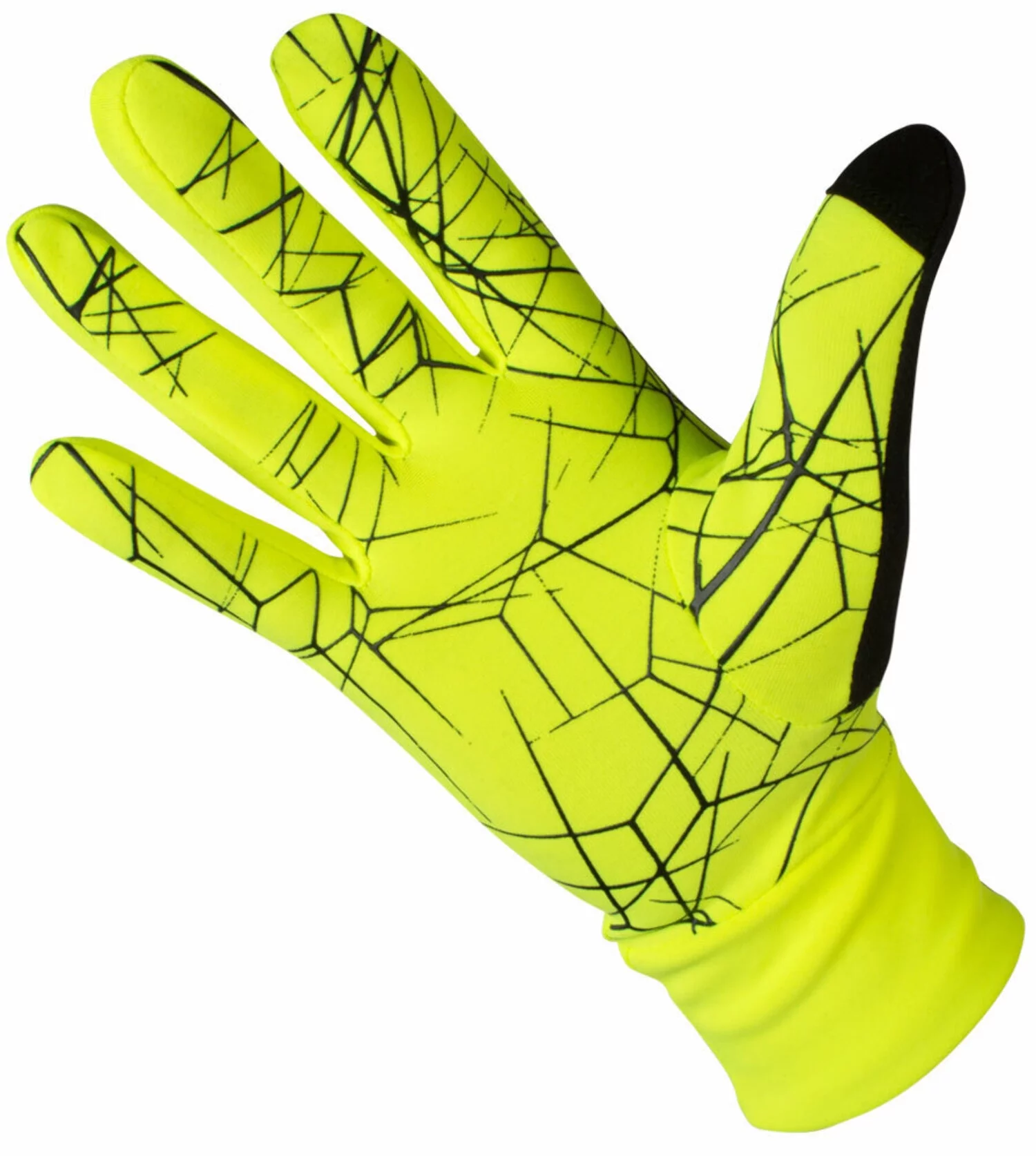 Aero Tech Spider Grip Lightweight High-Visibility Full Finger Liner Gloves