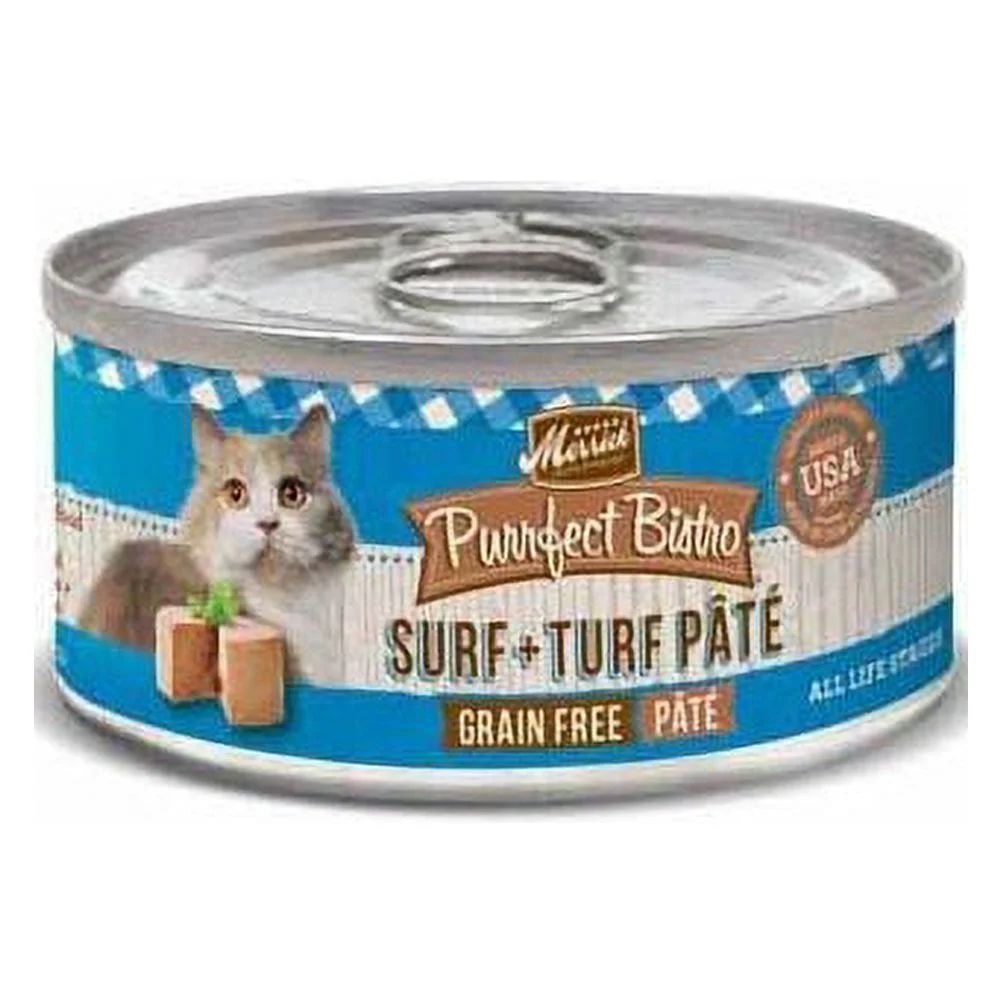 Purrfect Bistro Suf & Turf Pate Can - 3.2 Oz (Pack of 1)