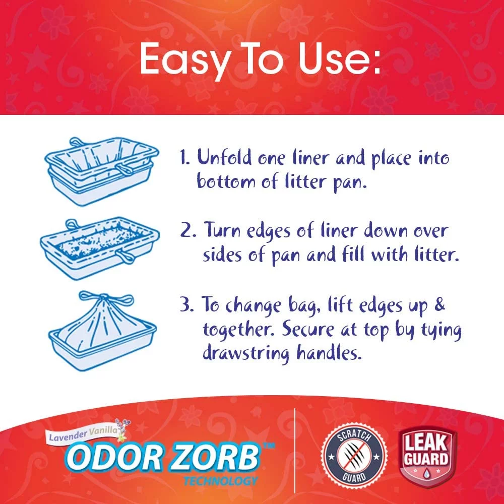 Fresh Kitty 10ct Elastic Litter Box Liners