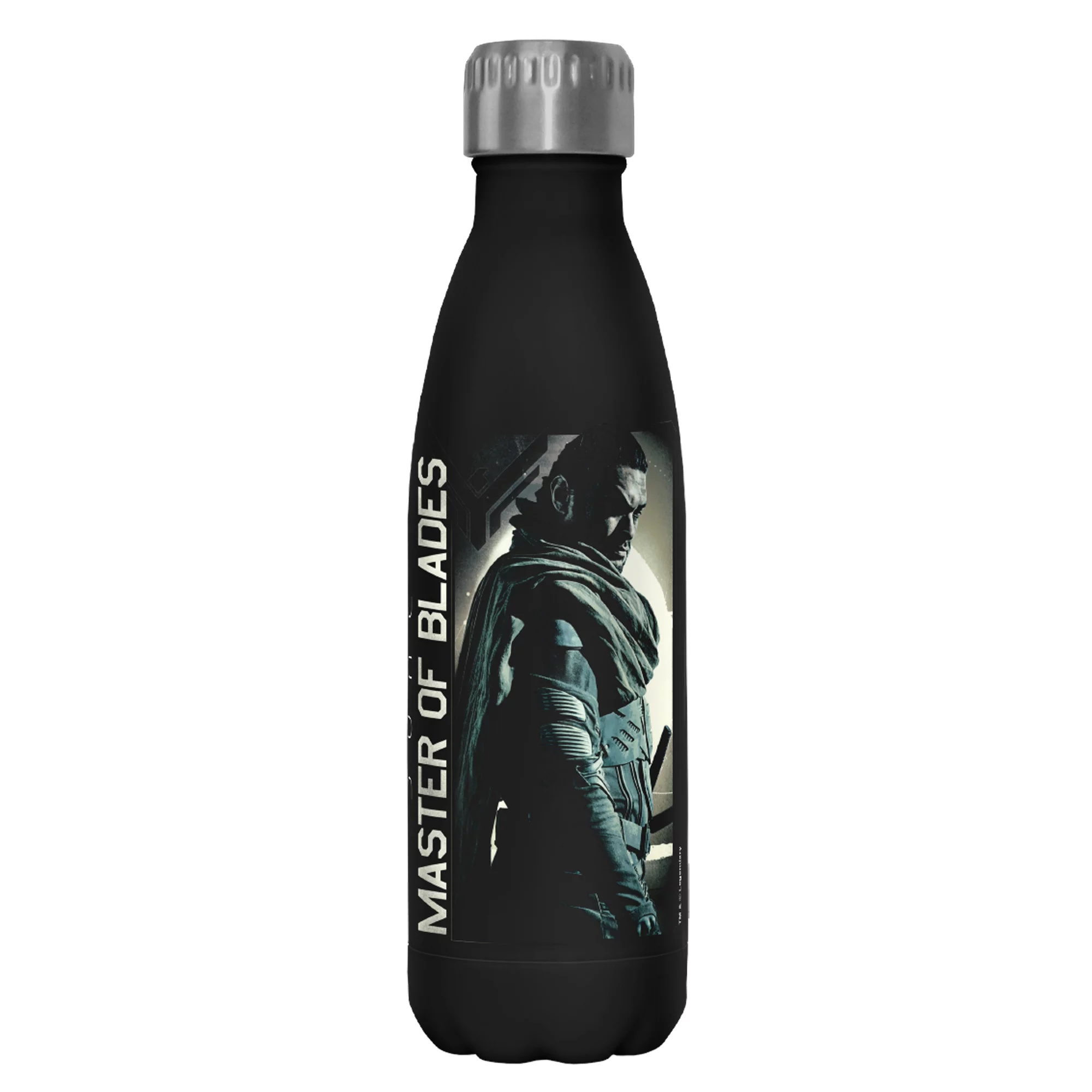 Dune Duncan Idaho Master of Blades  Stainless Steel Water Bottle Black 17 oz.