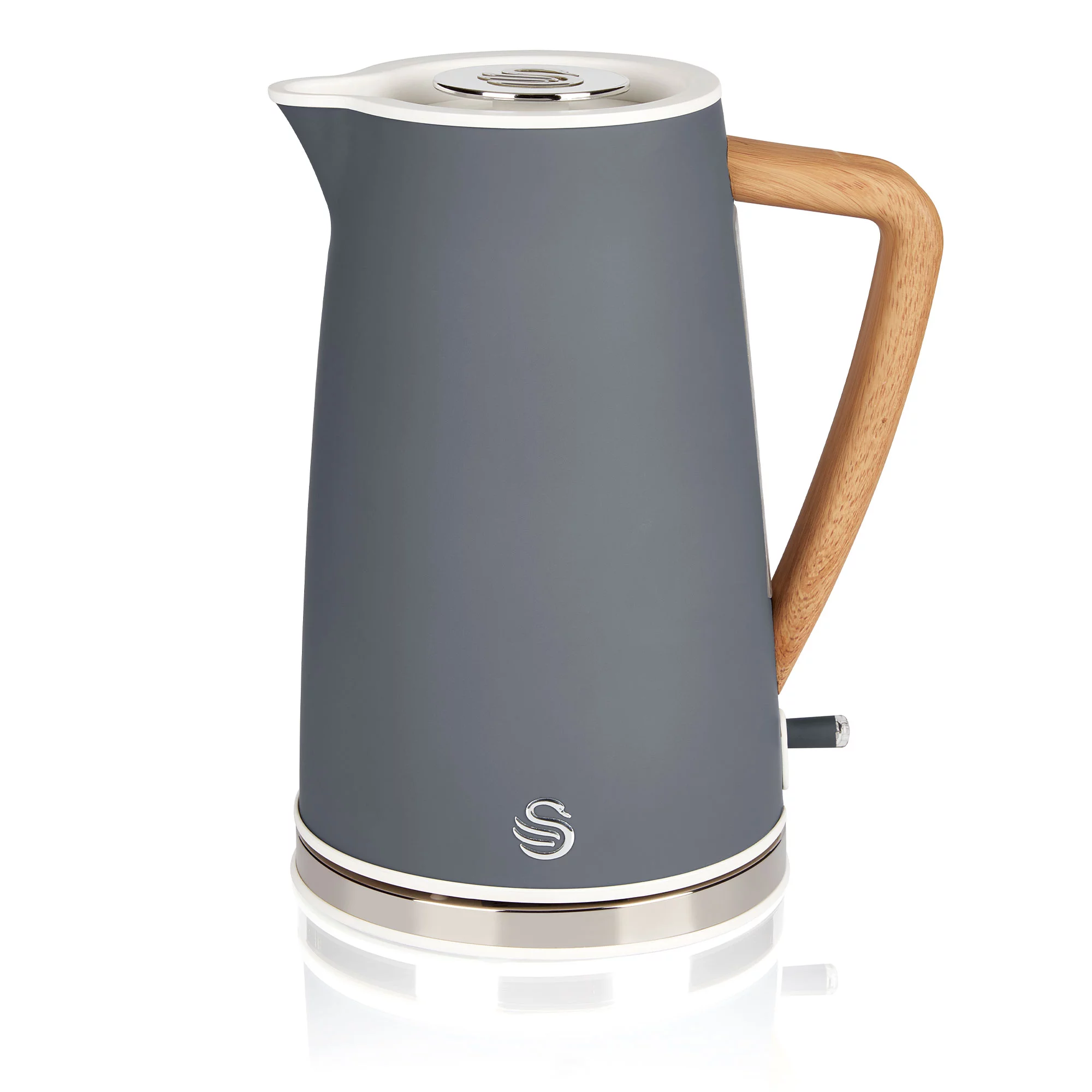Swan SK14610GRYN Nordic Style Cordless Kettle 1.7L - Slate Gray