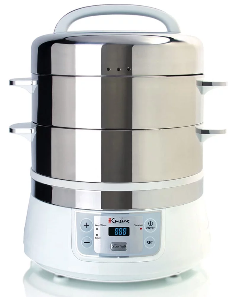 Euro Cuisine FS2500 Stainless Steel Electric Food Steamer