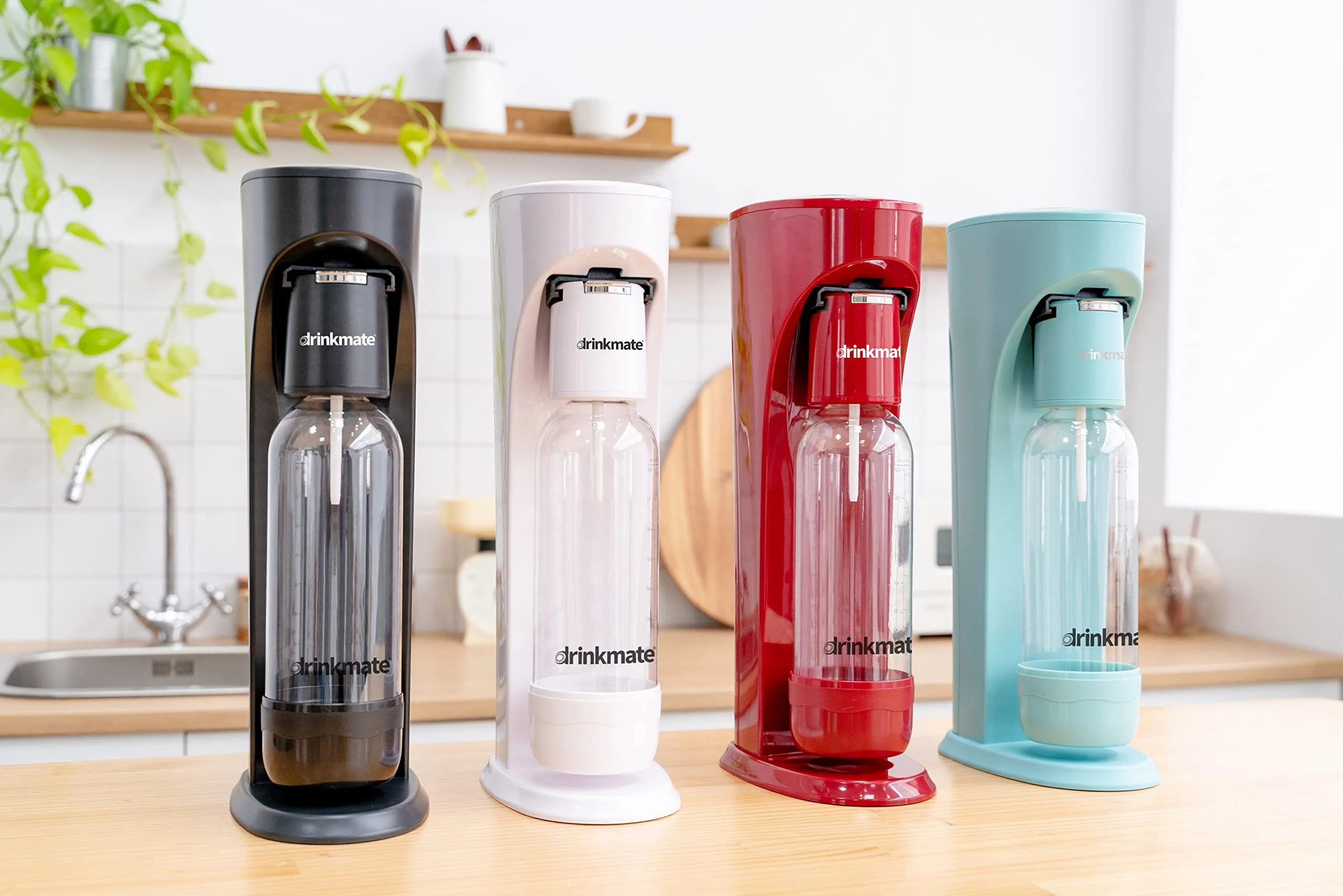 Drinkmate Carbonation Bottles (2 Pack) (1 L, Arctic Blue)