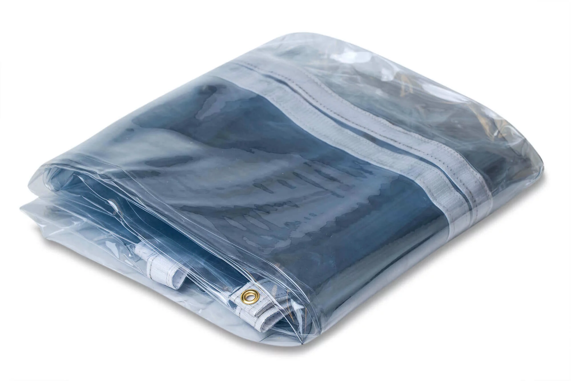 6 feet x 12 feet clear vinyl tarp