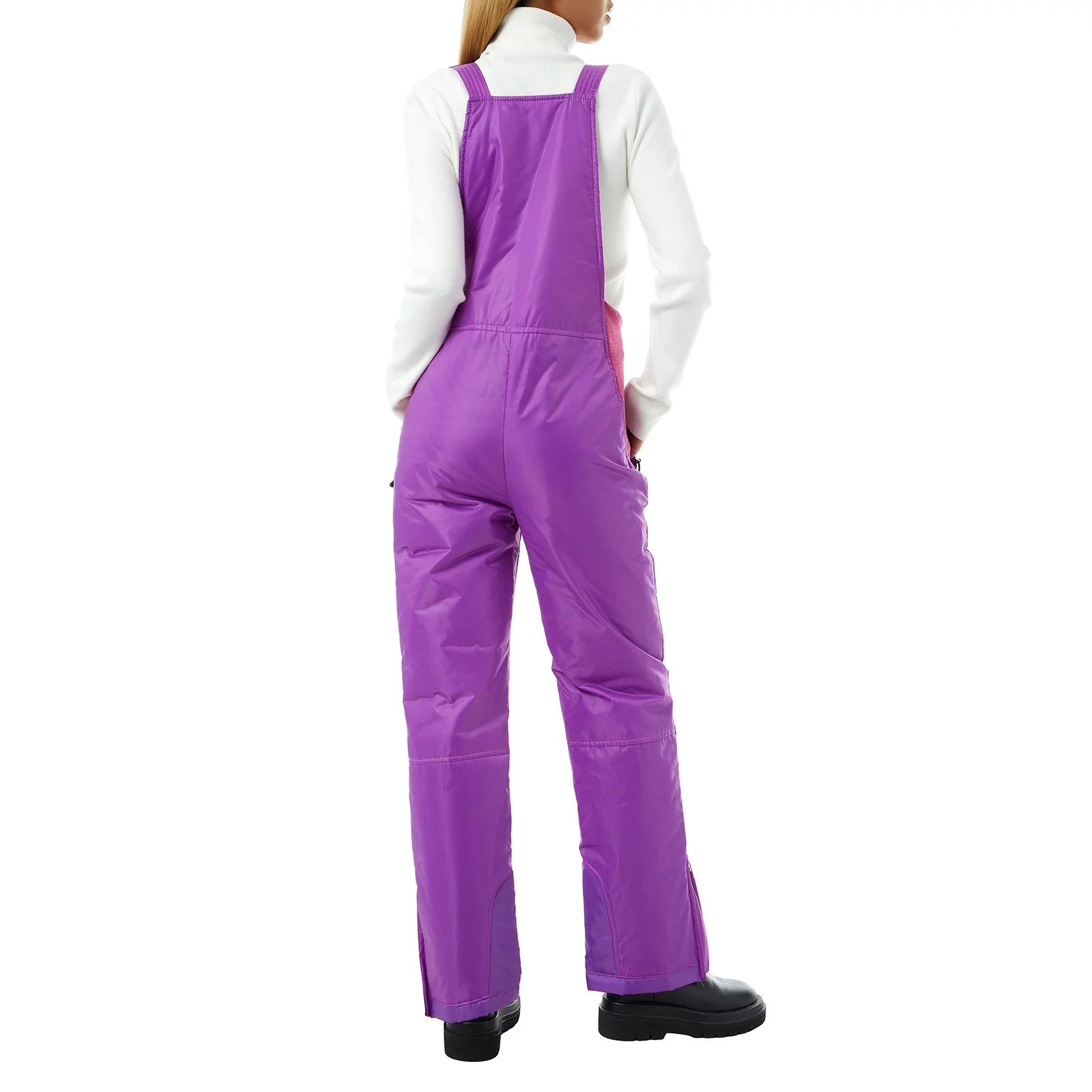 Women's Suspender Bibs Winter Snow Suit Waterproof Jumpsuit Straps Overalls Ski Sleeveless Playsuit Insulated Softshell Pants