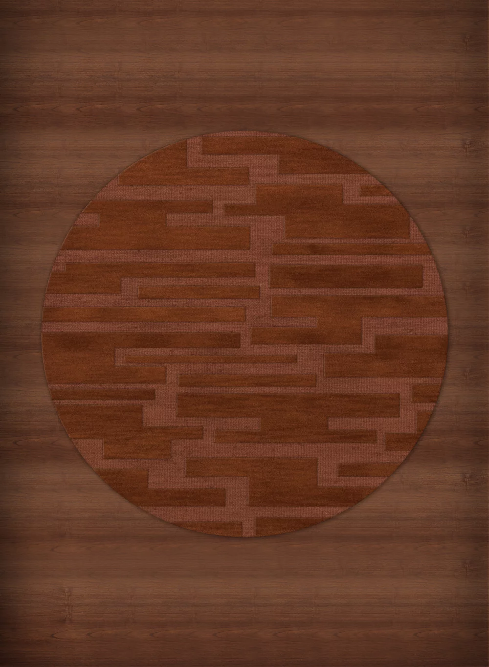 Dalyn Dover Area Rug DV6 Dv6 Spice Blocks Squares 8' x 8' Round