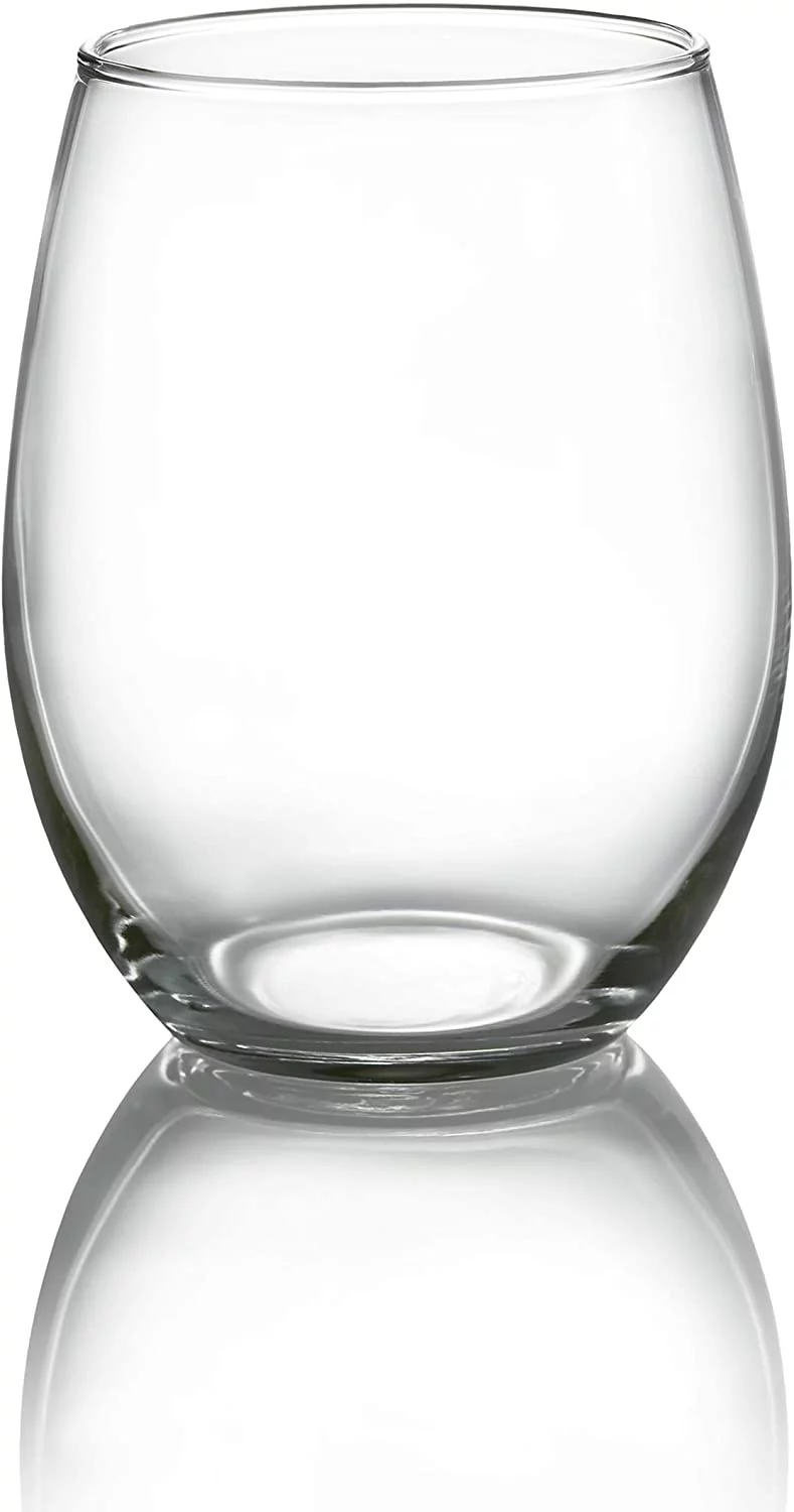 Luminarc Arc International Cachet Stemless Wine Glass, 21 Ounce, Set Of 4, Clear (Pack of 2)