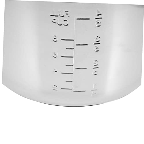 Zerodeko Rice Cooker Rice Cooker Inner Pot Rice Cooker Liner Stainless Steel Pressure Cooker Power Pressure Cooker Inner Pot Rice Cooker 4L