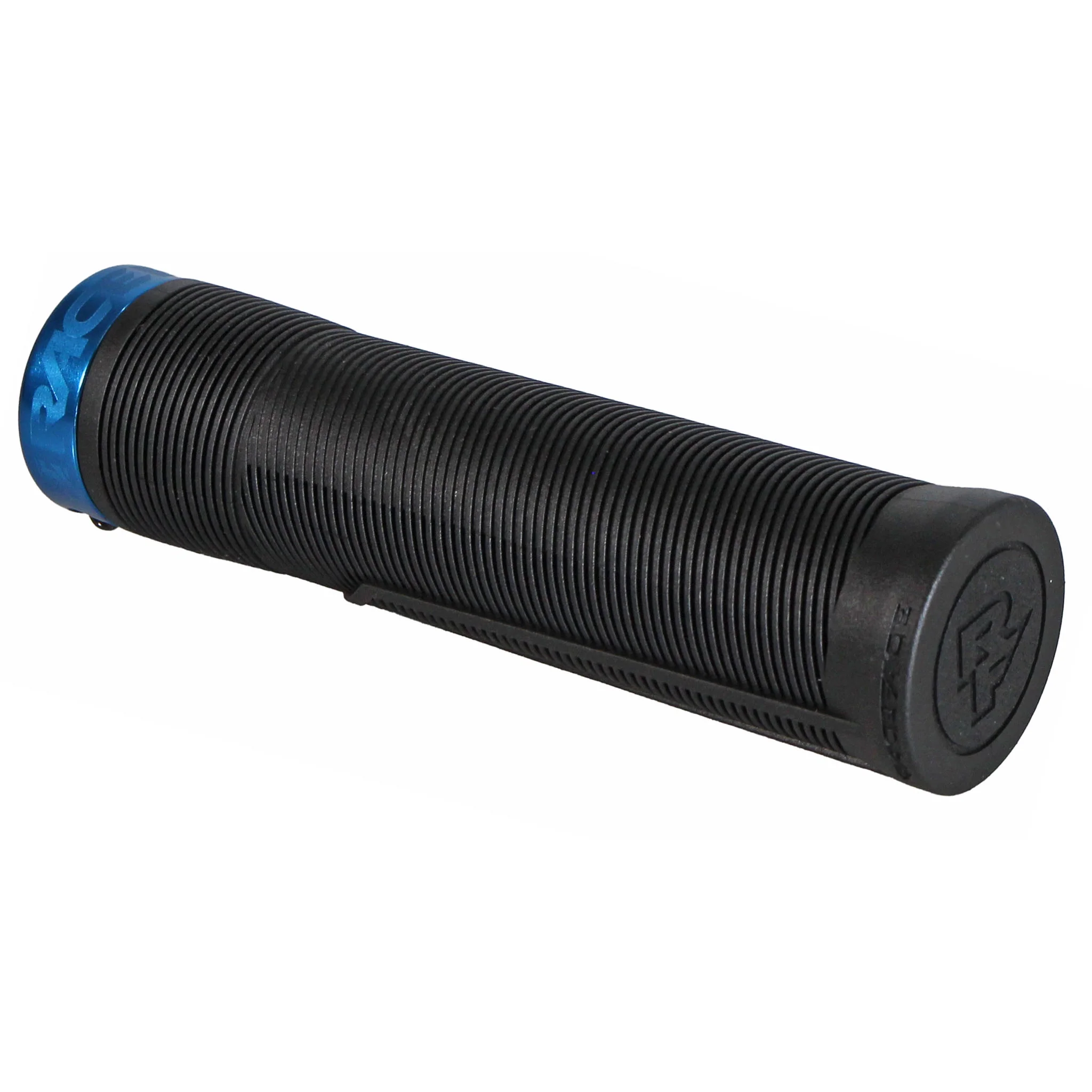 RaceFace Chester Grips - Lock-On, Black/Blue, 34mm