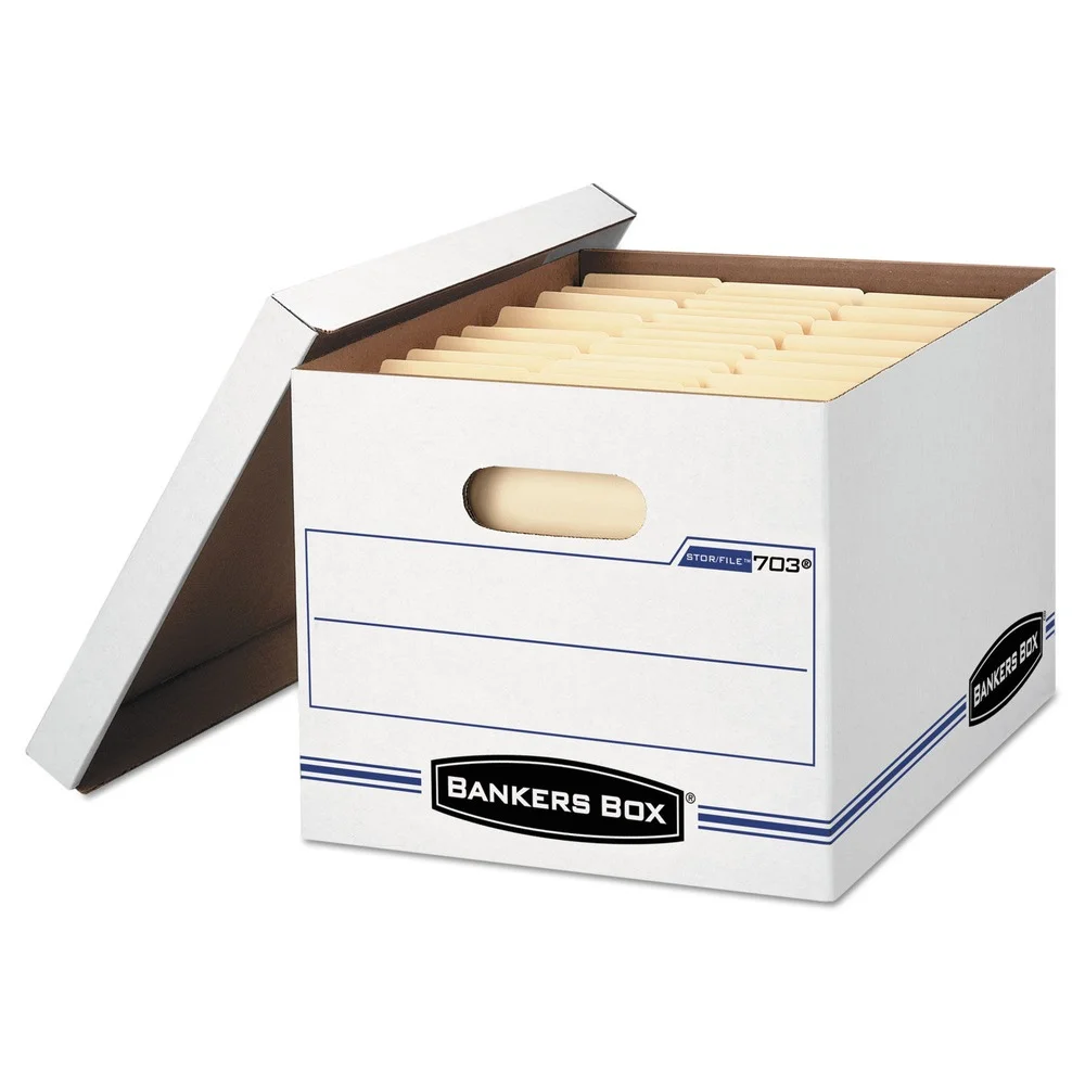 Bankers Box STOR/FILE Storage Box, Letter/Legal Files, 12.5