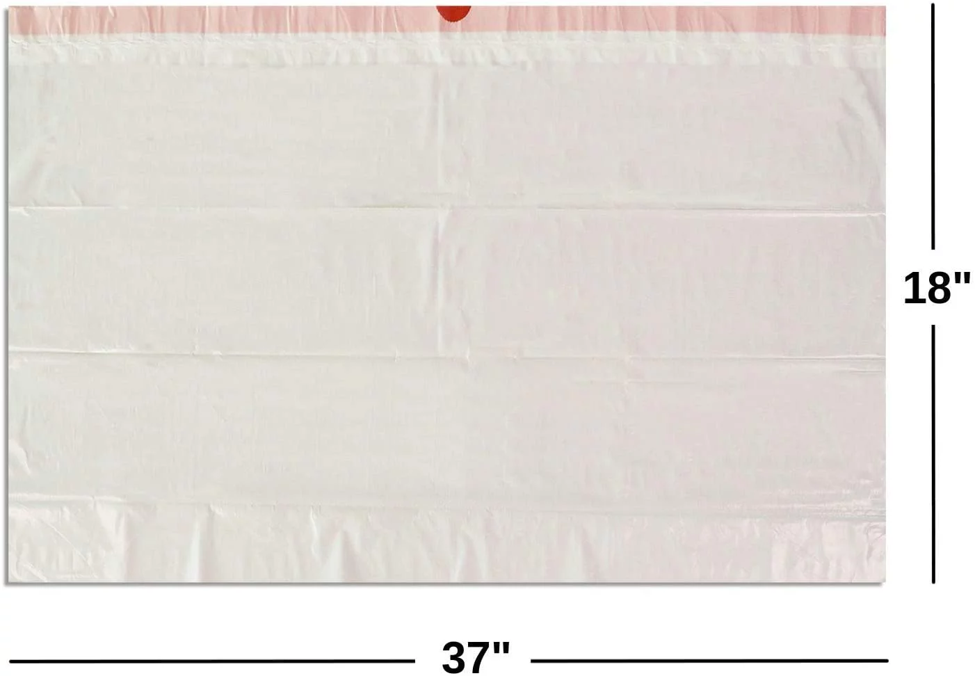 Houseables Litter Box Liners, Cat Pan Bags, 30 Pack, 37”x 18”, Unscented