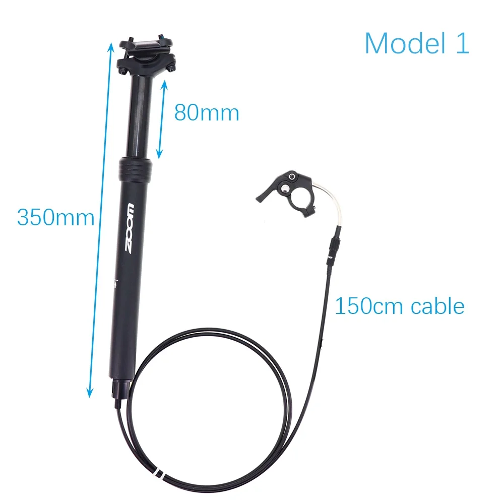 DJC Dropper Seatpost Adjustable seat post Internal Routing 80mm Travel MTB bike dropper 27.2mm 28.6mm 30mm 30.4mm 30.9mm 31.6mm 33.9mm