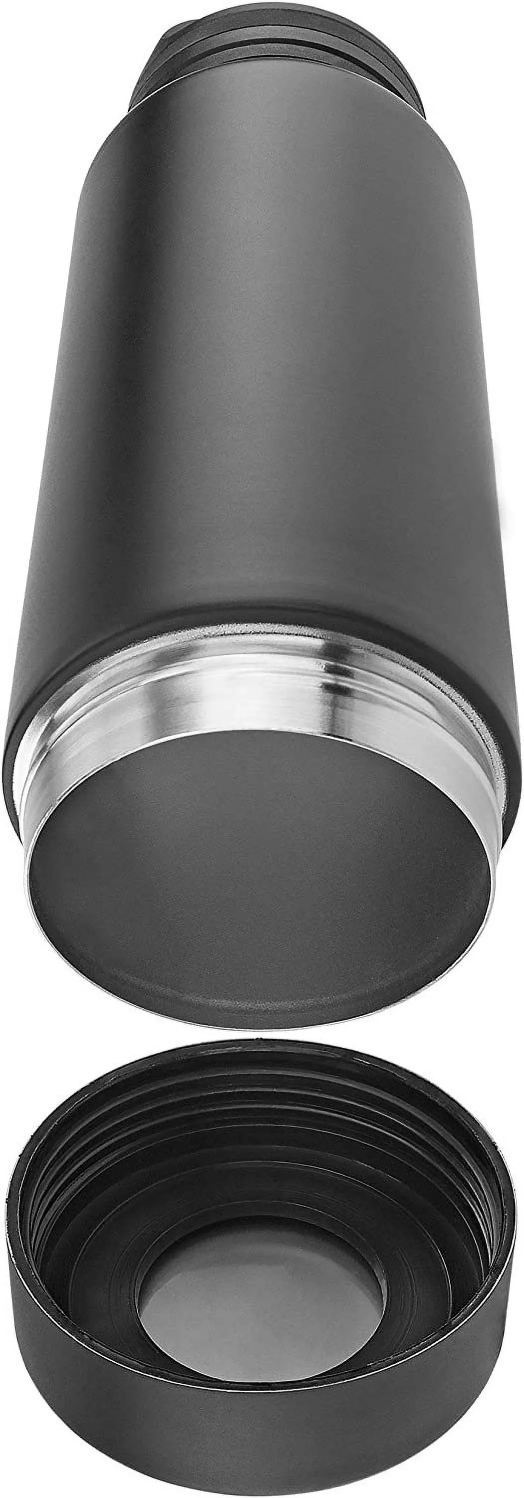 Stainless Steel Drinking Tumbler Bottle Diversion Safe Stash and Hide Small Valuables Money Keys Jewelry Black 12 Ounce
