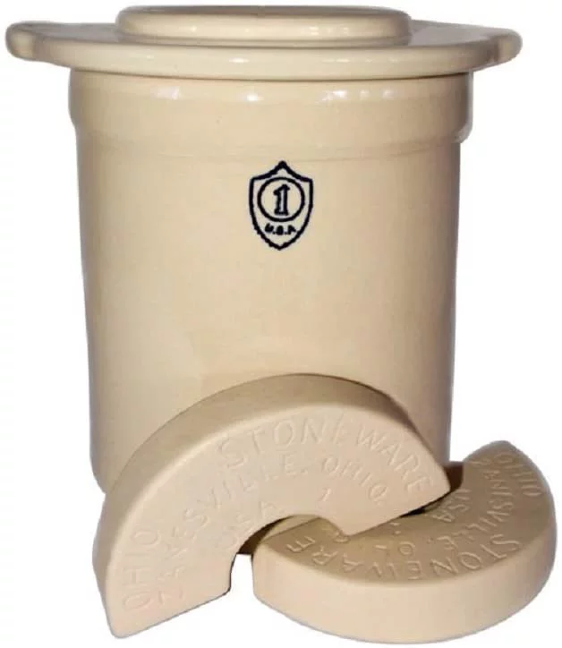 Stoneware Crock 1gal Set