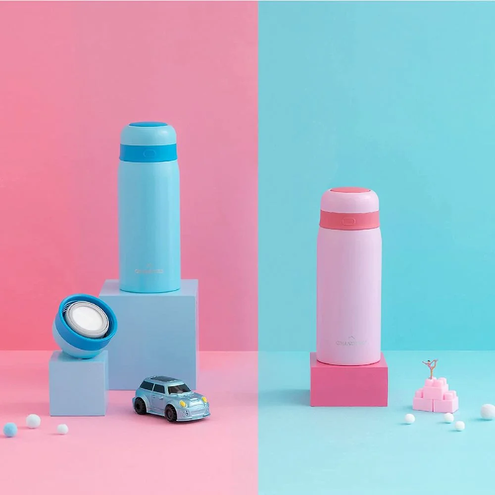 GrandTies Kids Insulated Water Bottle - Pink