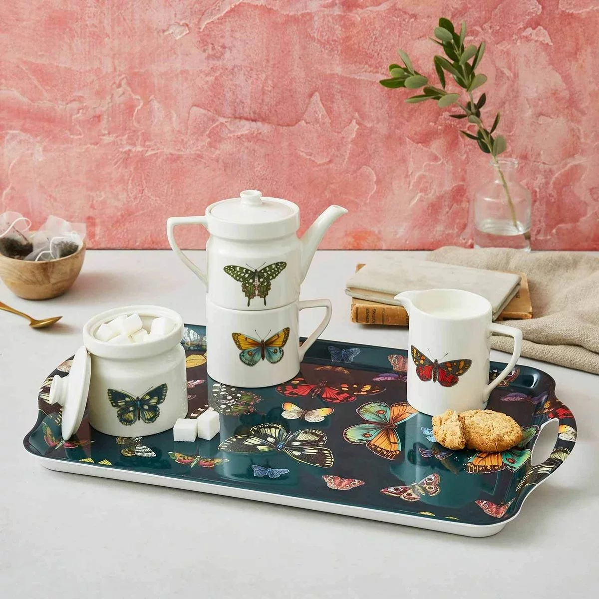 Pimpernel Botanic Garden Harmony Melamine Large Handled Tray