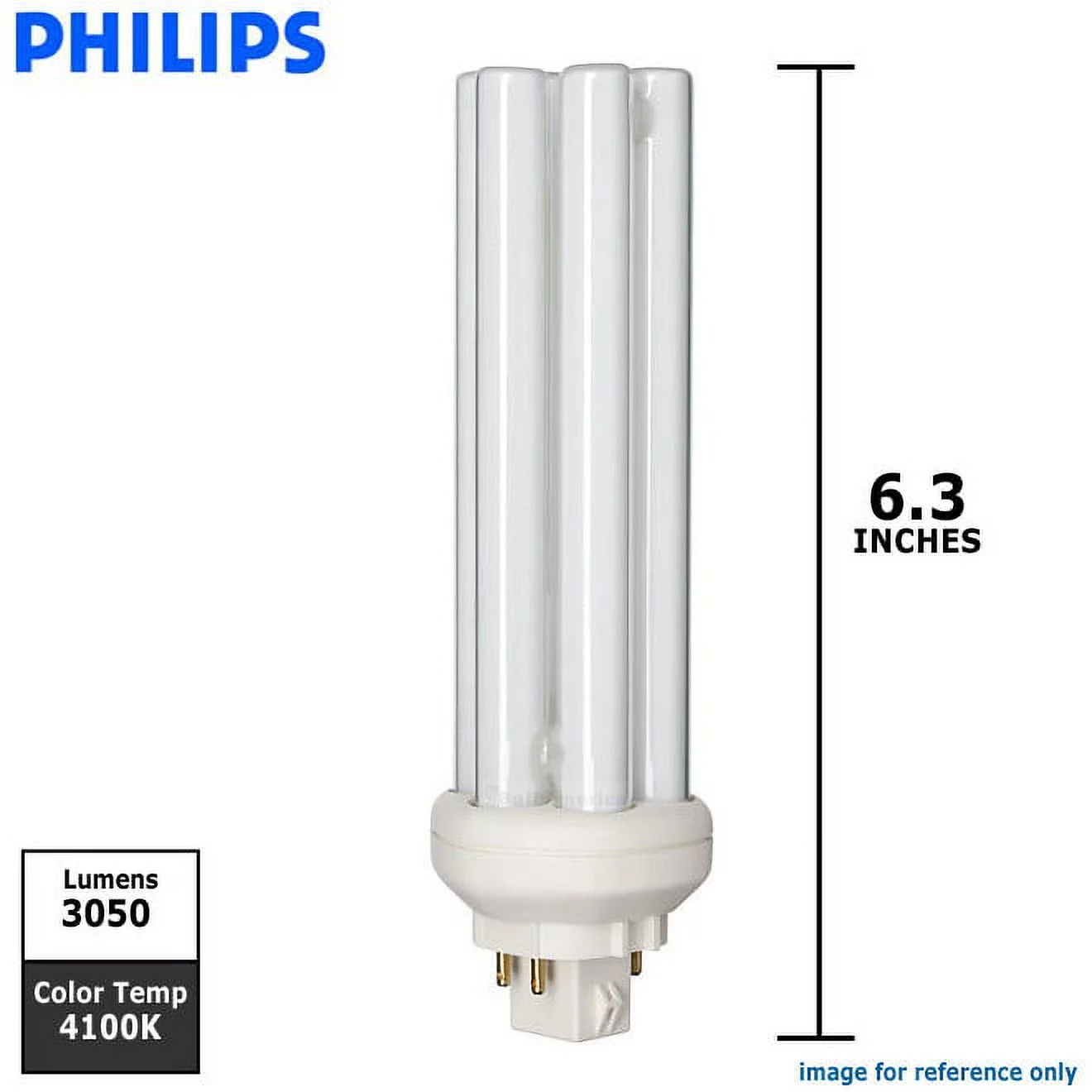 Philips 42w Triple Tube 4-Pin GX24q-4 PL-T Alto Fluorescent Light Bulb