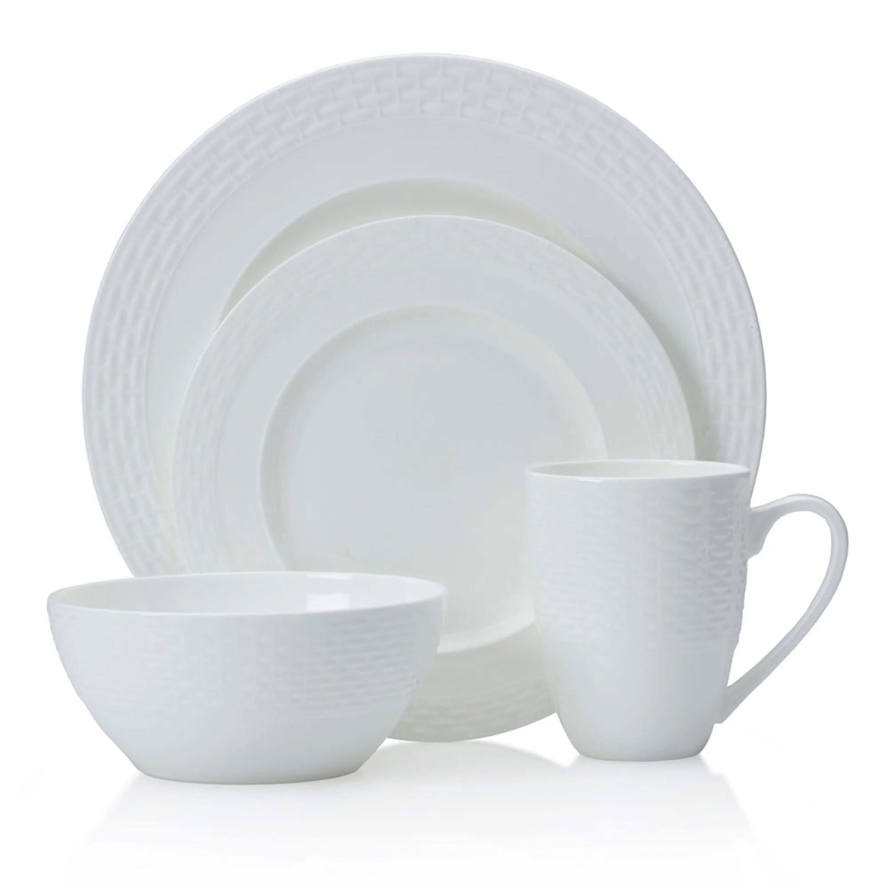 Mikasa Ortley Bone 16-piece Dinnerware Set, Service for 4