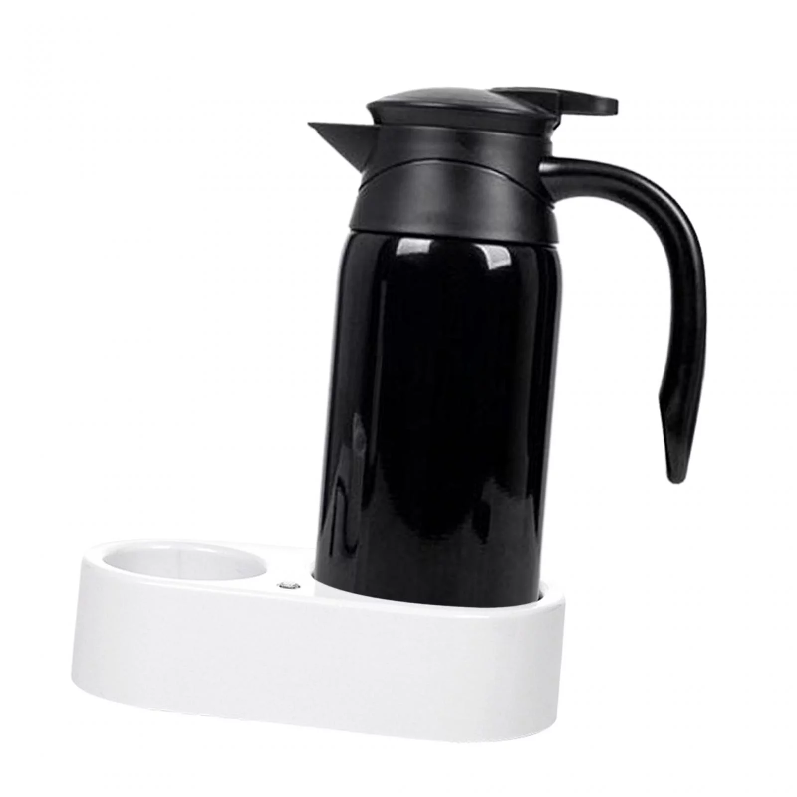 12V 24V 800ml Car Kettle Electric Water Kettle Car Teapot Durable 304 Stainless Steel Large Capacity for Tea Coffee Black Kettle