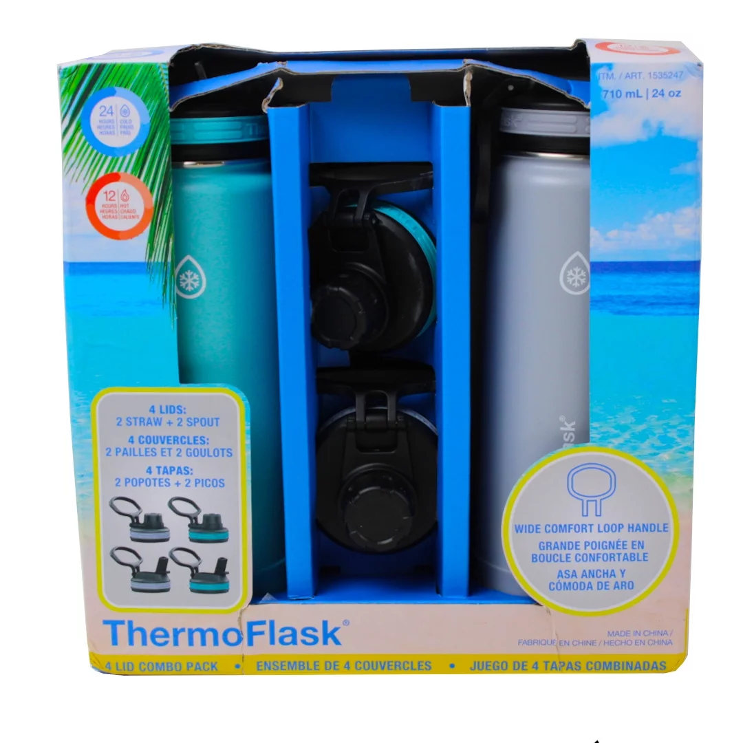 Thermoflask Stainless-steel Bottle 1.2 L (40 oz.), 2-pack