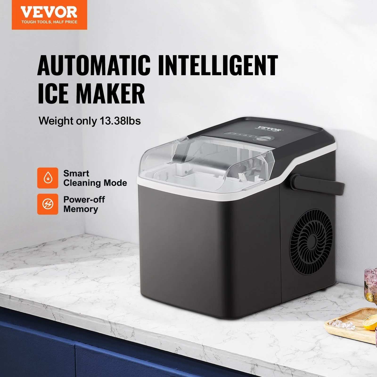 Vevor 26 lbs Countertop Ice Maker