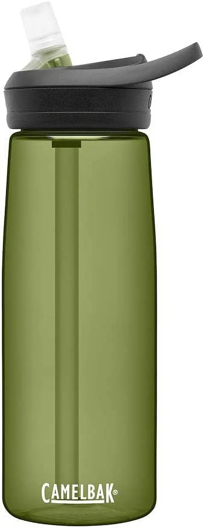 CamelBak eddy+ Water Bottle with Tritan Renew – Straw Top 25oz, Olive