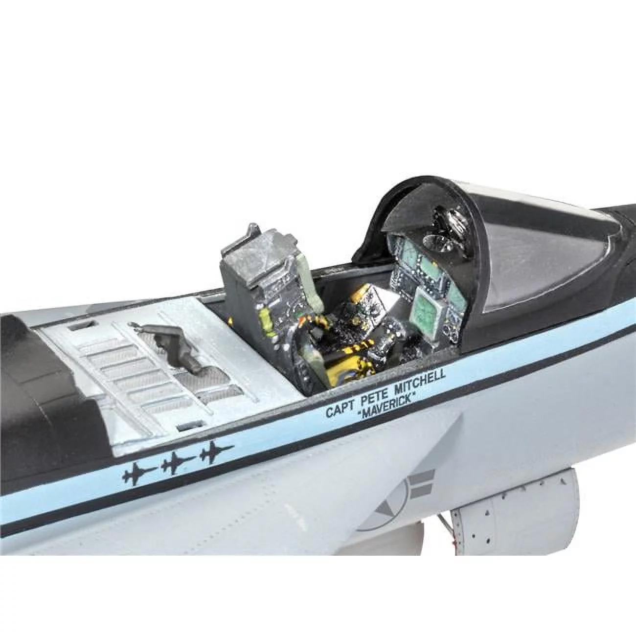 Level 5 Model Kit - 1 by 48 Scale Model for Mavericks FA-18E Super Hornet Jet Top Gun Maverick Movie