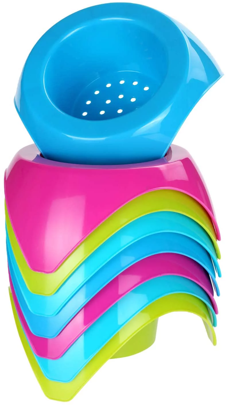 DOTSOG Beach Accessories for Vacation,Sand Cup Holder for Beverage Phone Sunglass Key, Beach Accessory Drink Sand Coaster(Multicolor, 8 Pack)