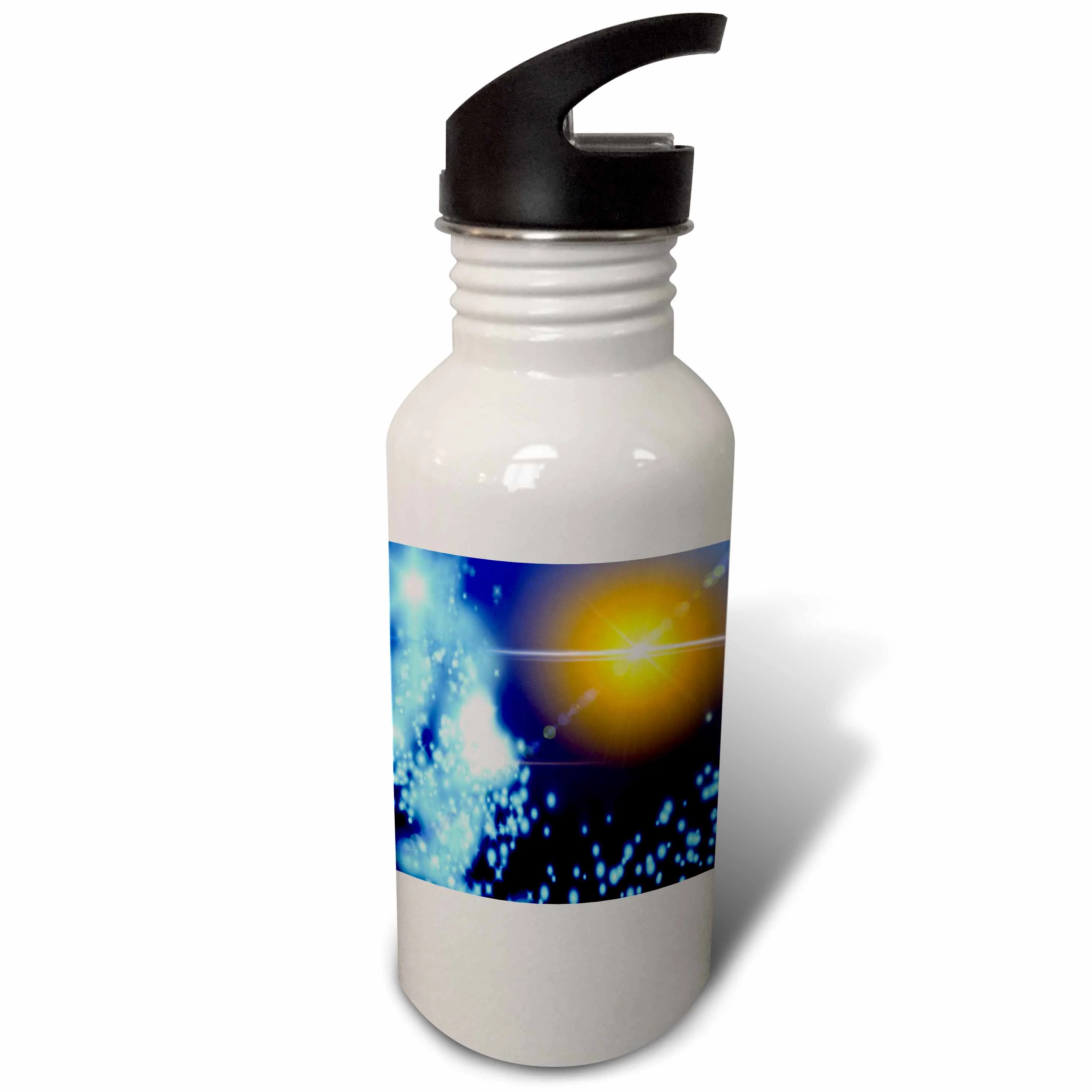 Cosmic sun and solar system nebulas 21 oz Sports Water Bottle wb-99596-1
