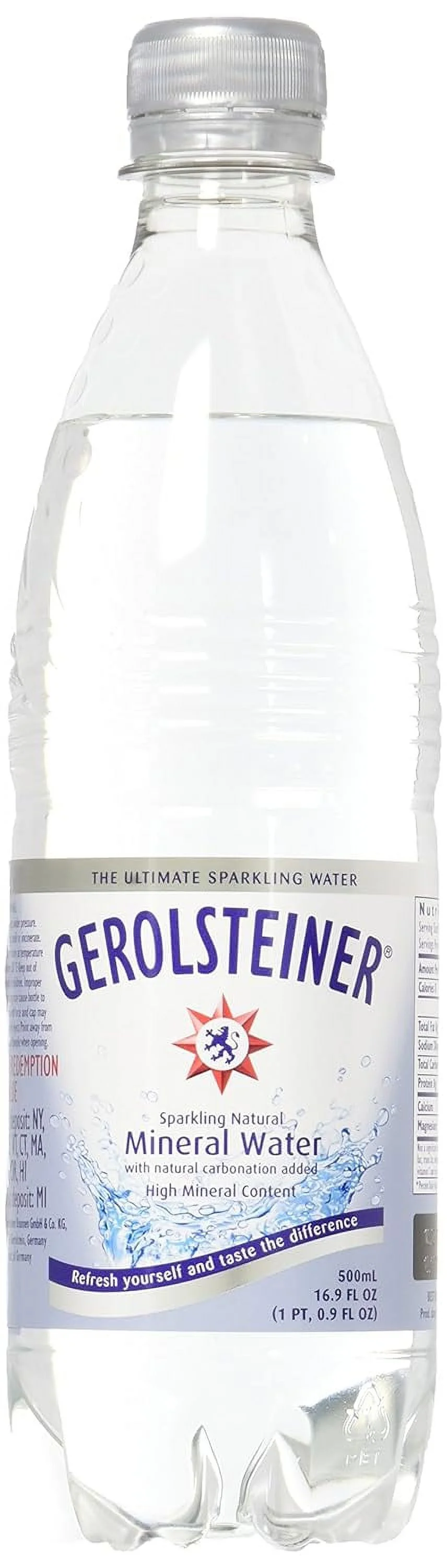 Sparkling Mineral Water,16.9 Fl Oz (Pack Of 6)