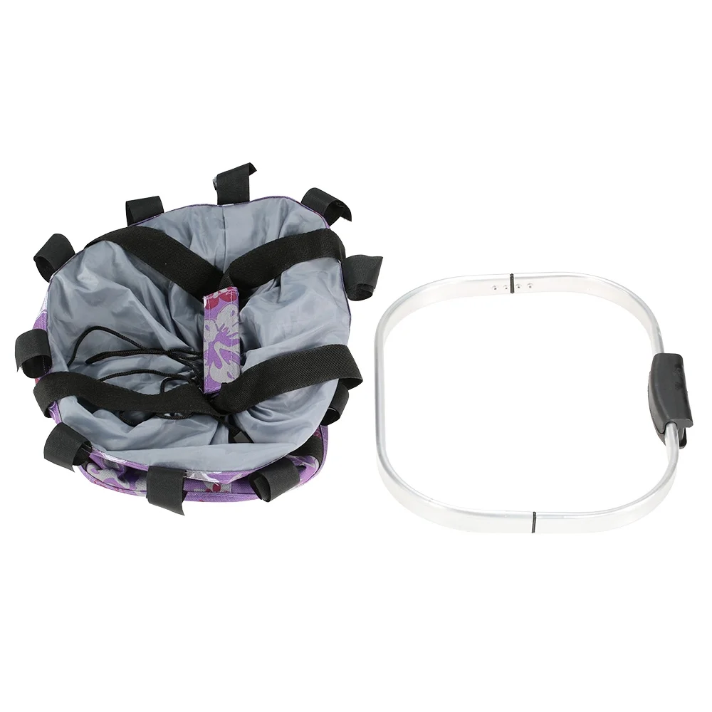 Bicycle Bike Detachable Cycle Front Canvas Basket Carrier Bag Pet Carrier Aluminum Alloy Frame Pet Carrier