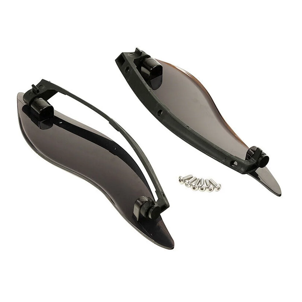 Teledu Smoked Side Wings Air Deflectors Fit For Harley-Davidson Harley Touring Electra