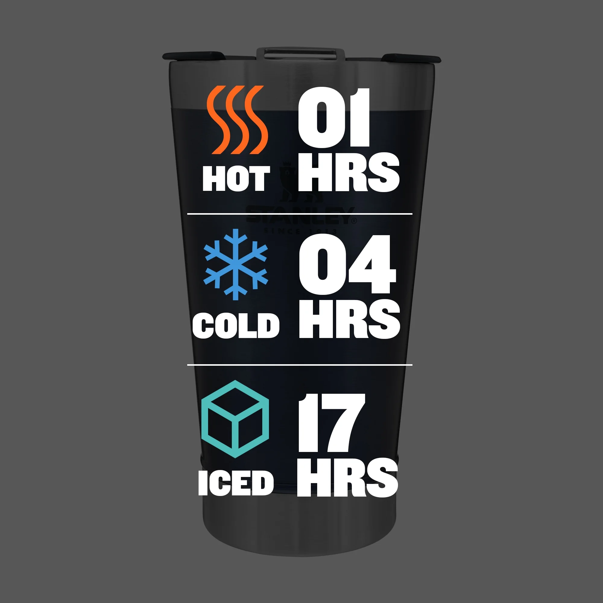 Stanley Classic 16 oz. Vacuum Stainless Steel Pint Glass - Nightfall