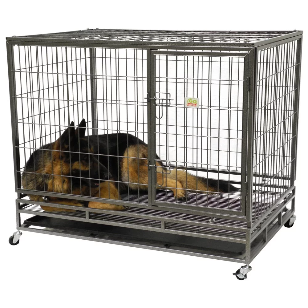Go Pet Club Heavy Duty Mobile Metal Pet Cage