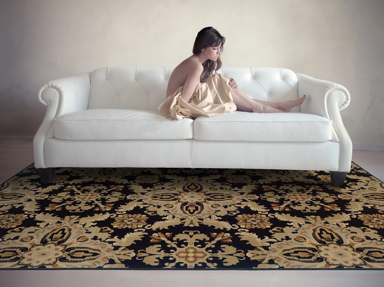 Sphinx Ariana Area Rug 2313B Casual Black Patterned Geometric 5' 3