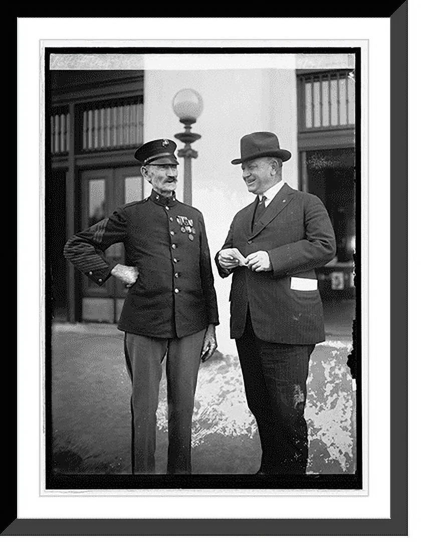 Historic Framed Print, Sgt. Henry B. Hollowell & Denby, 10/19/21, 17-7/8