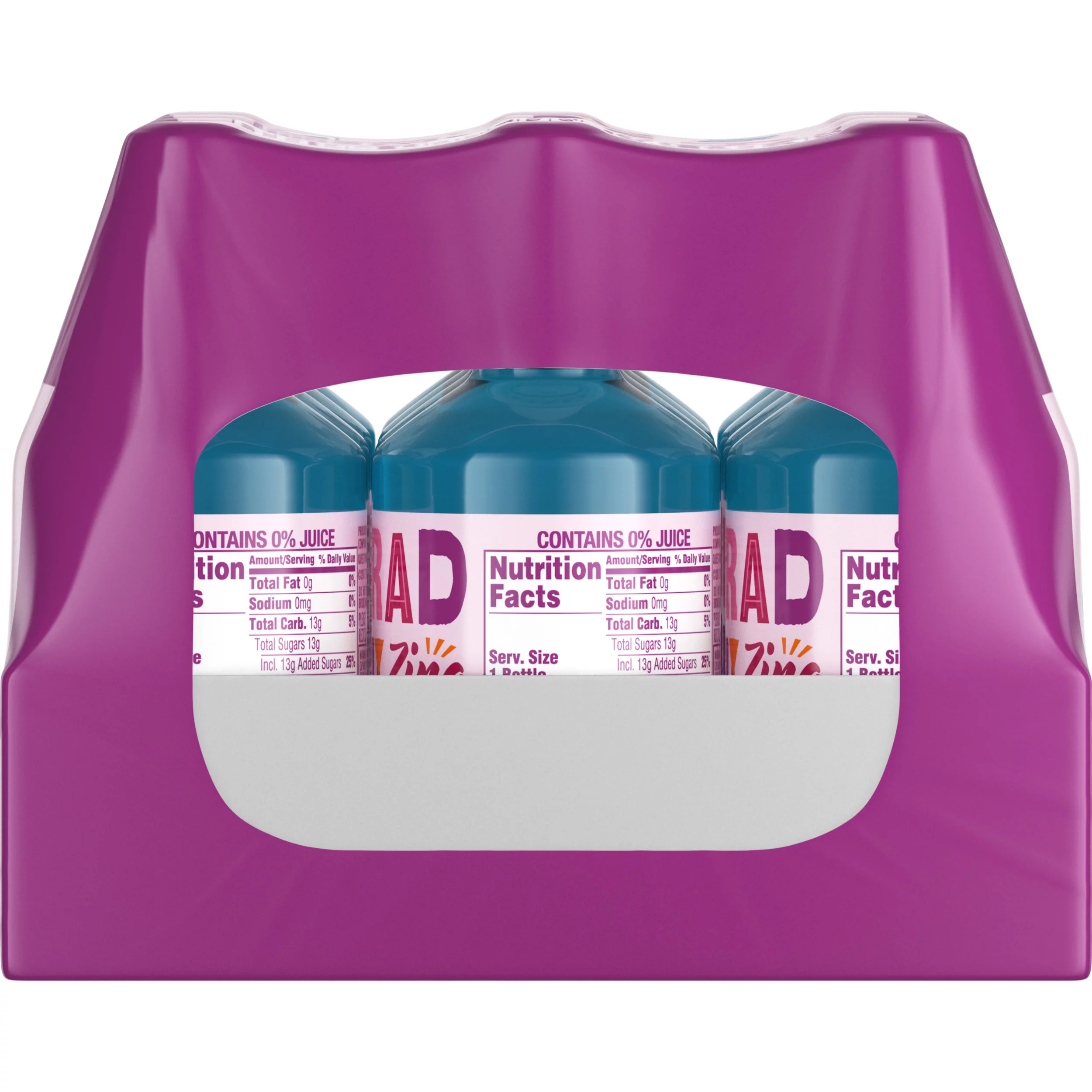 Tum-E Yummies Rad Raspberry Zing Juice, 10.1 oz, 12 Bottles