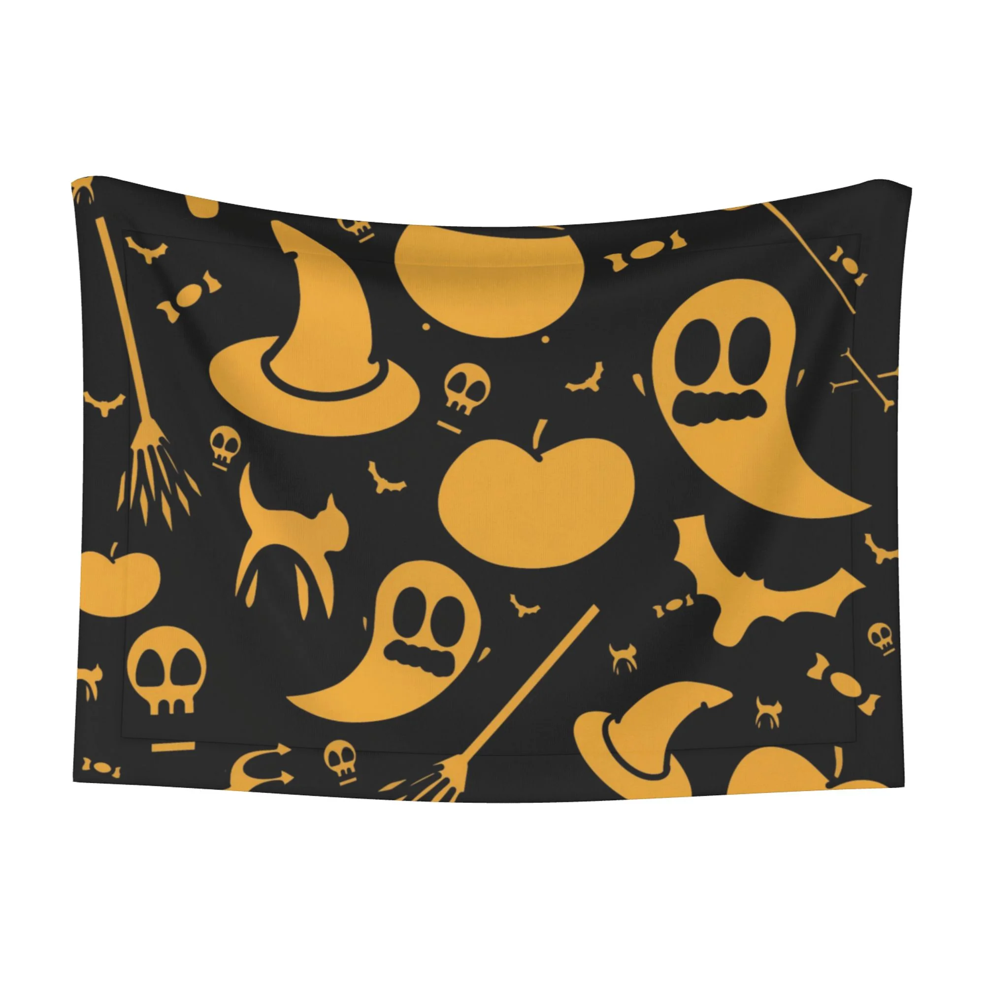 XMXY Dog Throw Blankets, Soft Cozy Halloween Icons Pet Blankets for Couches Machine Washable for Indoor Cats Dogs, Small Size