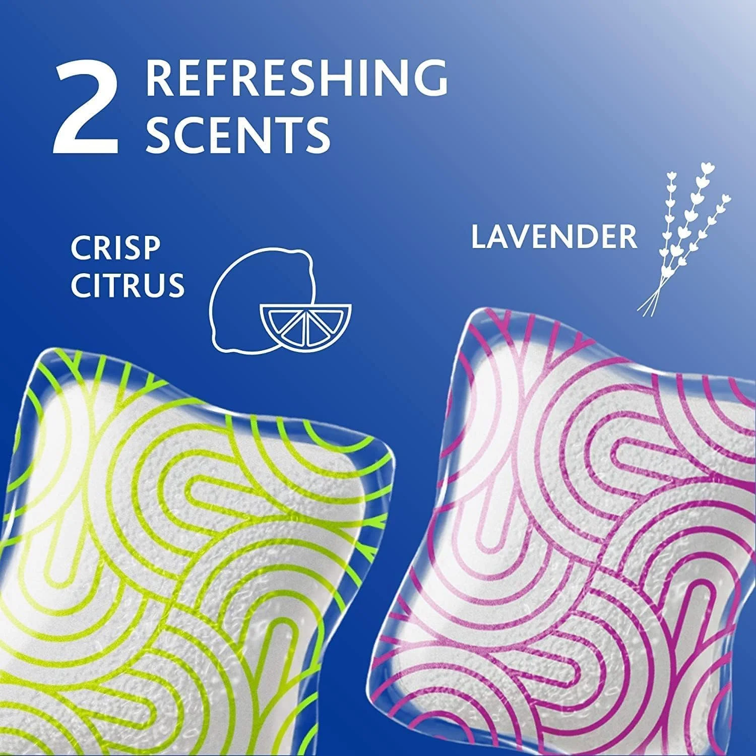 O-Cedar EasyWring Spin Mop & Bucket System +2 Power Refills with 2 Lavender Cleaning PACS (Variety Pack)