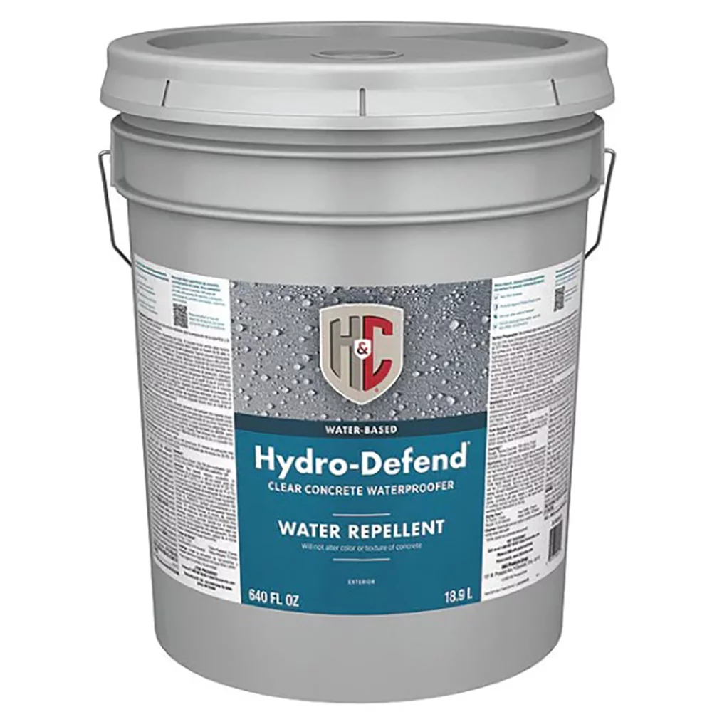 H&C 50.154155 Hydro-Defend Water-Based Concrete & Driveway Protector CLEAR 5-Gallon