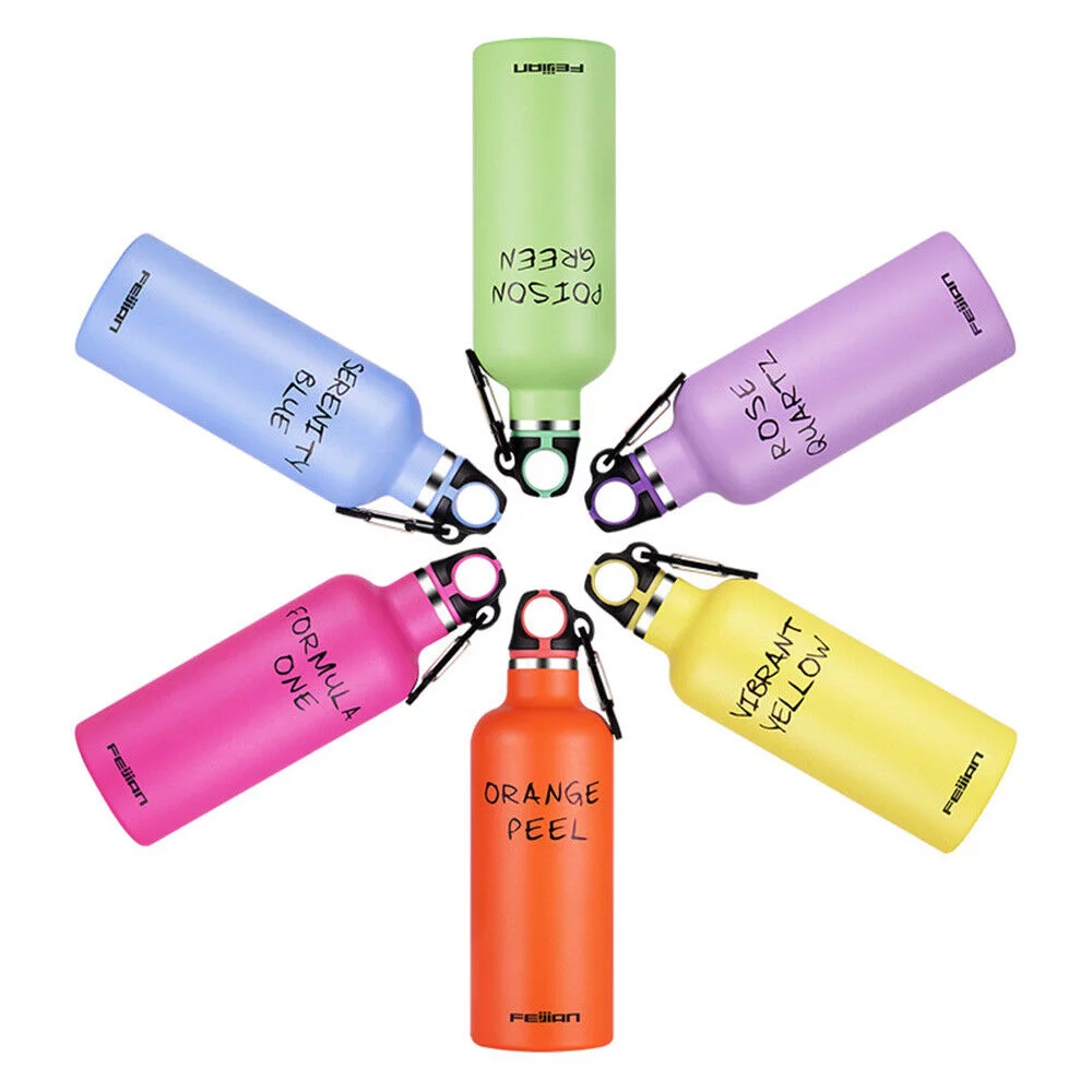 Stainless Steel Water Bottle Double Wall Vacuum Insulated Sports Gym Drink Cup