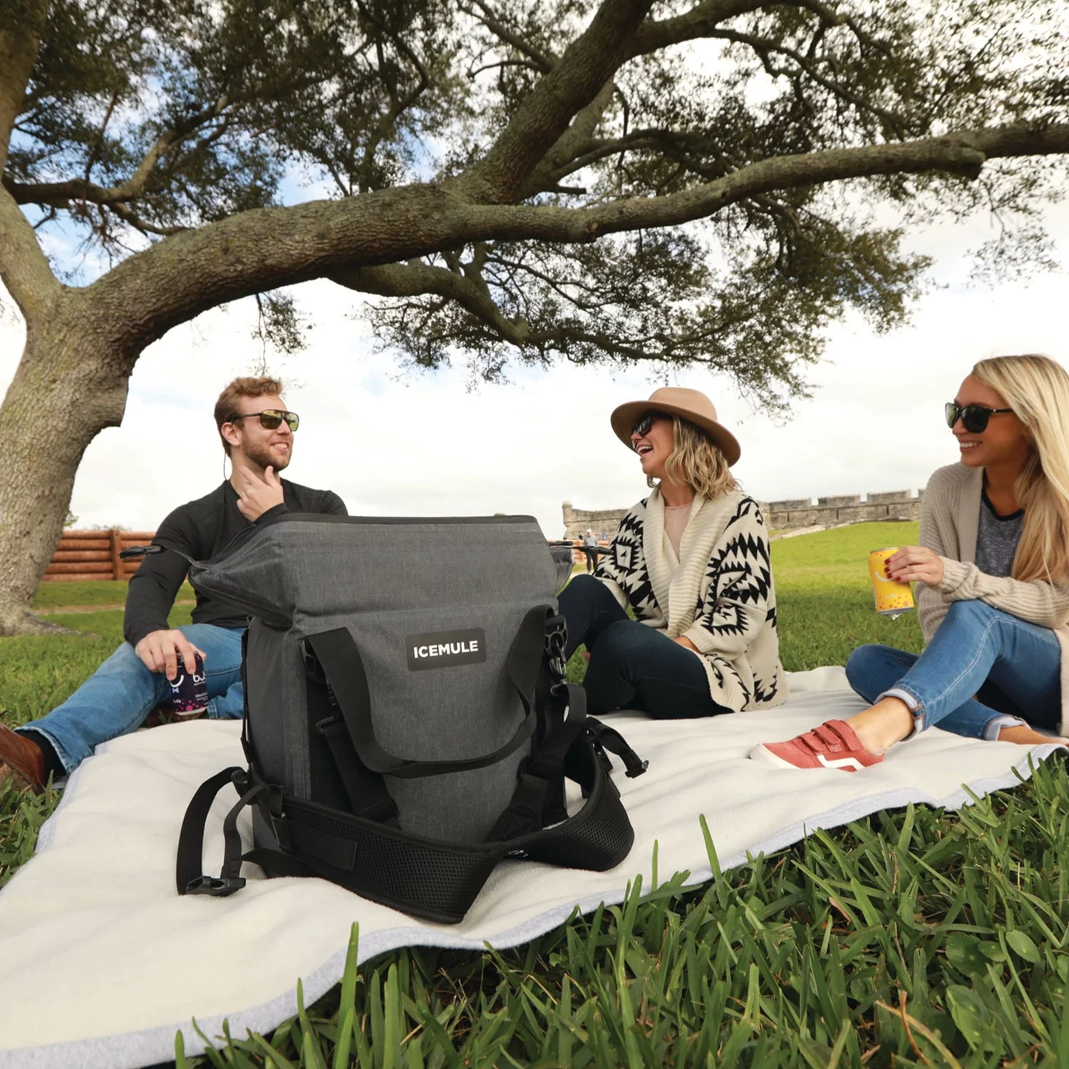 IceMule Traveler 25 Liter 20 Can Soft Insulated Waterproof Backpack Cooler Bag